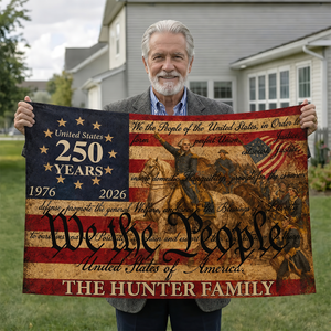We The People - House Flag United States 250 Years