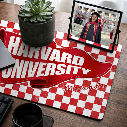 School Pennant Flag Summer Graduation - Personalized Leather Desk Mat MOKCUP-2_f5ed06a7-07d0-4c0d-b8ec-87348dea1804.png