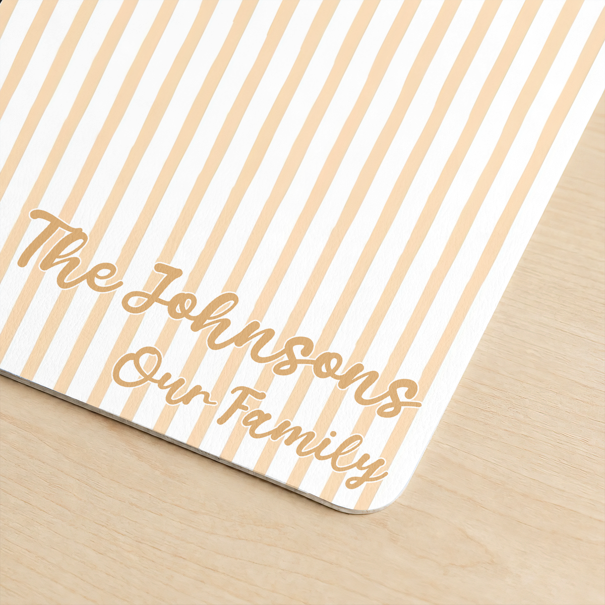 Portrait Photo Line - Personalized Leather Desk Mat
