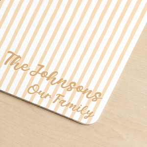 Portrait Photo Line - Personalized Leather Desk Mat