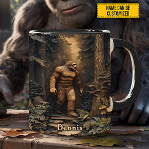 Legend in the Trees Personalized Sasquatch Accent Mug Gift For Friend