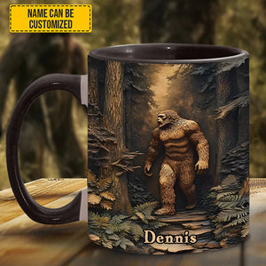 Legend in the Trees Personalized Sasquatch Accent Mug Gift For Friend