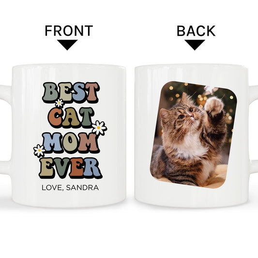 Best Fur Mom Ever - Personalized Mother's Day, Birthday, Valentine's Day or Christmas gift For Fur Mom - Custom Mug