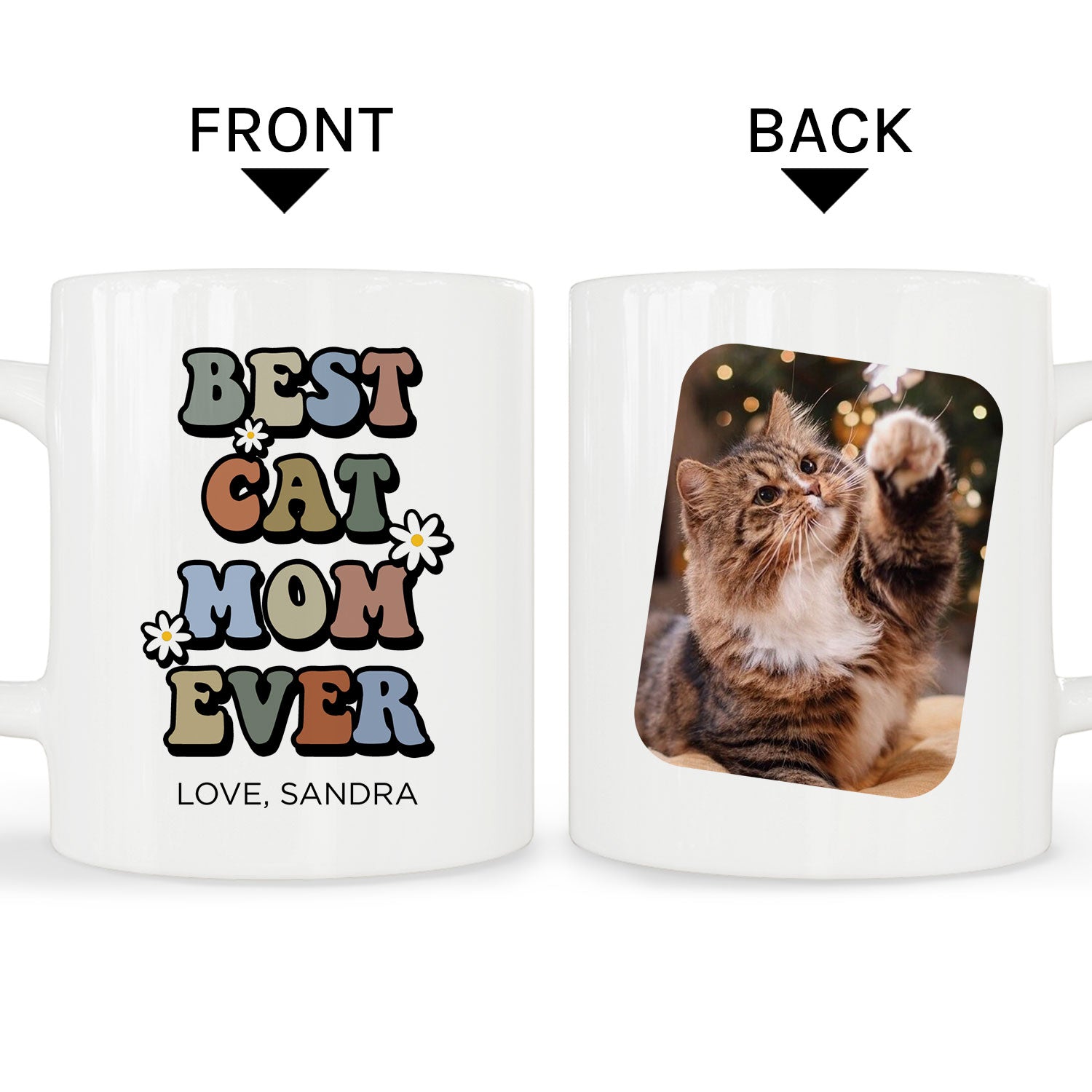 Best Fur Mom Ever - Personalized Mother's Day, Birthday, Valentine's Day or Christmas gift For Fur Mom - Custom Mug