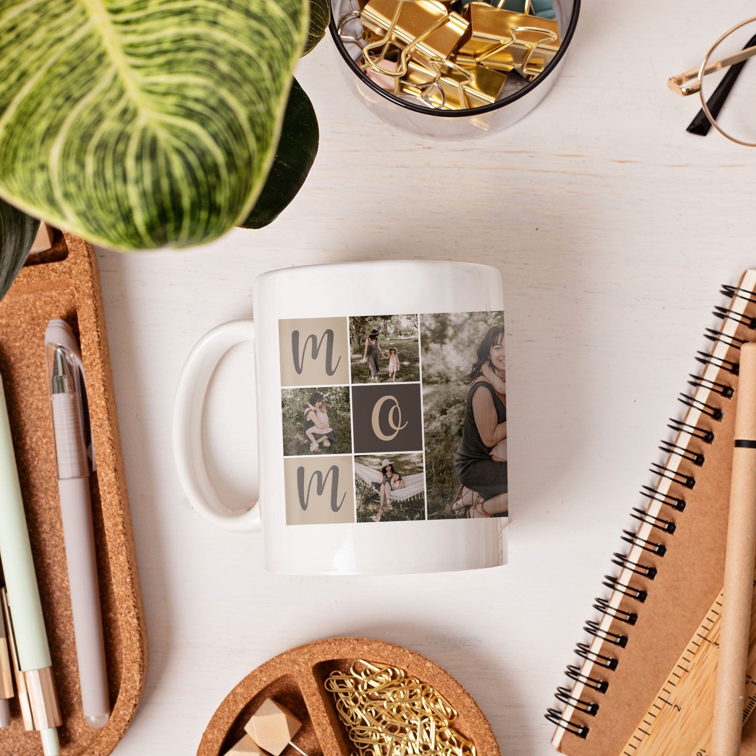 Custom Photo & Name I Love You Mom Mug - Personalized gift For Mom