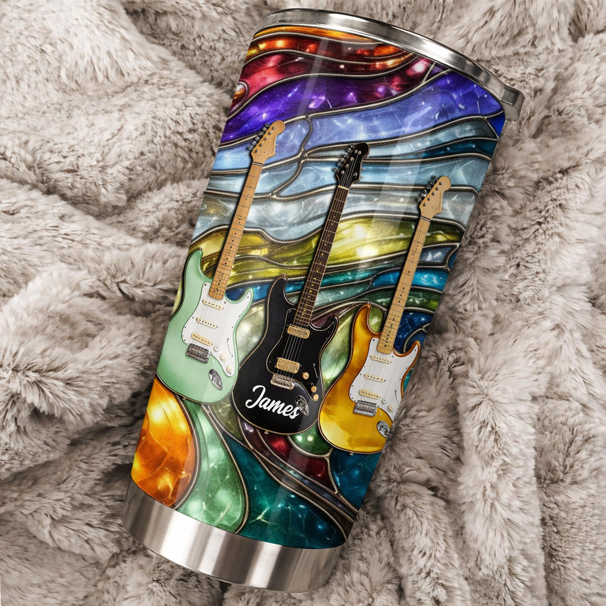 Rock Your Soul Electric Guitars Tumbler, Gift For Music Lovers