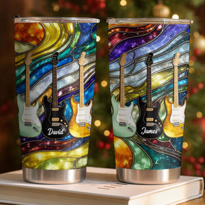 Rock Your Soul Electric Guitars Tumbler, Gift For Music Lovers
