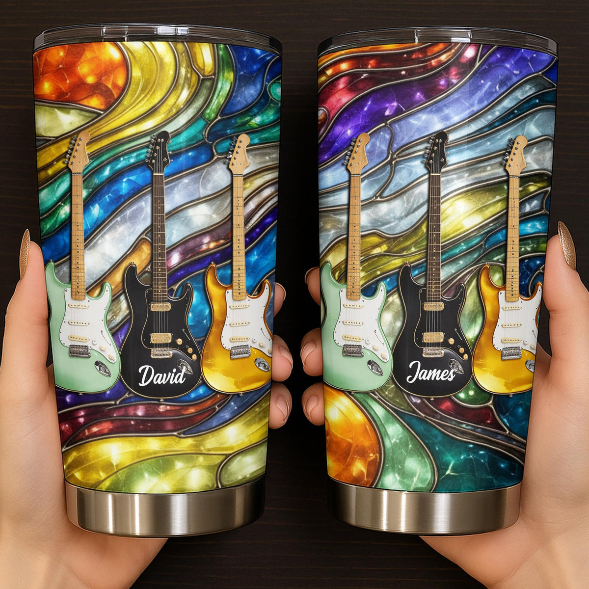 Rock Your Soul Electric Guitars Tumbler, Gift For Music Lovers