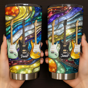Rock Your Soul Electric Guitars Tumbler, Gift For Music Lovers