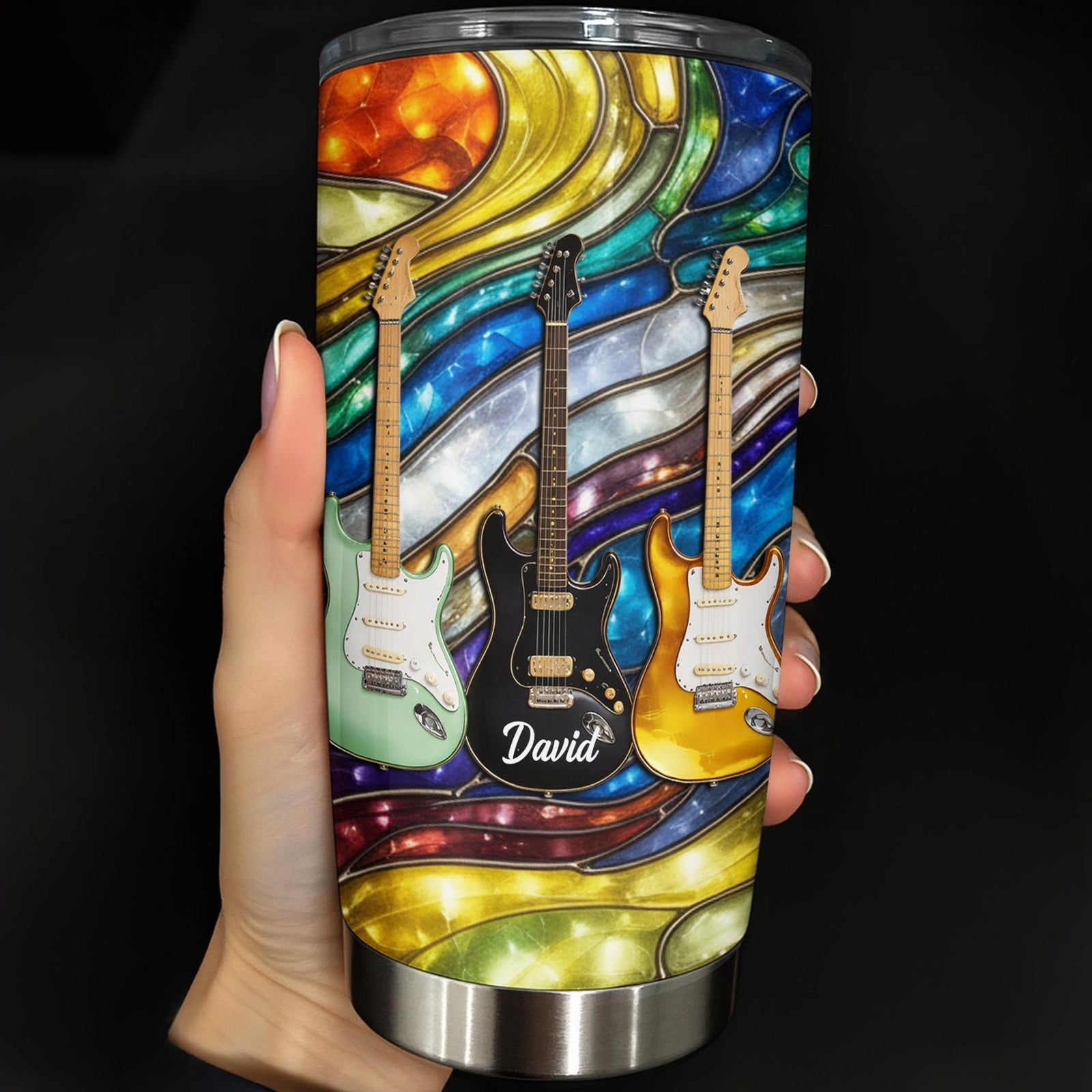Rock Your Soul Electric Guitars Tumbler, Gift For Music Lovers
