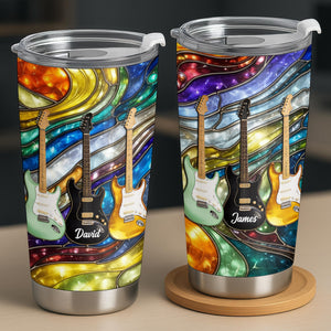 Rock Your Soul Electric Guitars Tumbler, Gift For Music Lovers