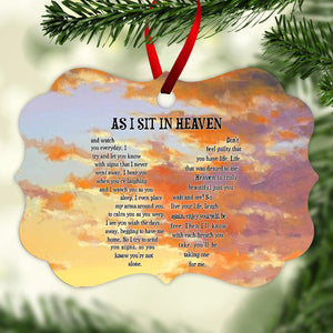 A Letter From Heaven - Personalized Ornament - Memorial Gift