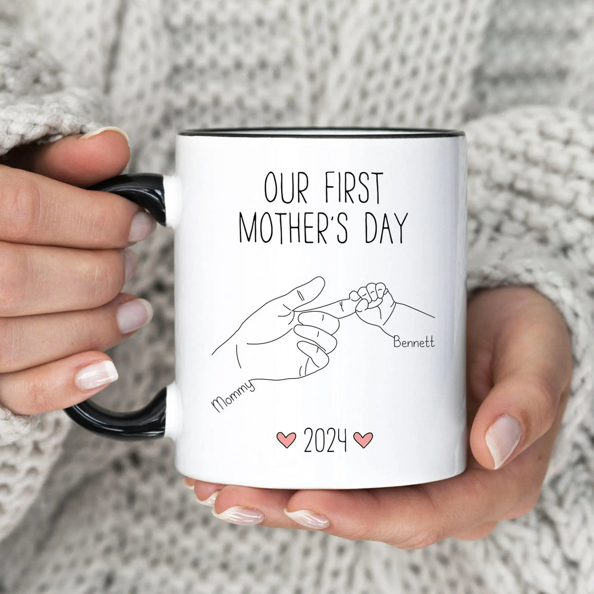 The First Mother's Day Mug Personalized Name Mug For Mom First Time Mom Gifts First Mother's Day Gifts From Baby