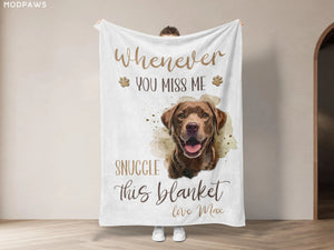 Custom Dog Memorial Blanket Using Pet Photo + Name Personalized Pet Memorial Gift Customize Dog Blankets Cat Picture Photo Blanket Mom Gift