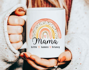 Custom Mama Mug, Mama Mug With Kids Names, Mother's Day Coffee Mug, Mothers Day Gift for New Mom Gift, Baby Shower Gift, Pregnancy Gift
