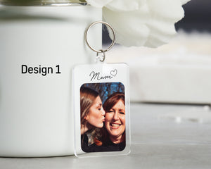 Mum Gift, Personalised Mum Mom Keyring Keychain, Mothers Day Gift, Mum Custom Photo Gift, Birthday Gift for Mum, Acrylic Plaque