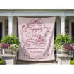 Personalized Engagement Party Banner, Bachelorette Tapestry, Wedding Photo Backdrop, Custom Bridal Shower Decor, Reception Welcome Sign