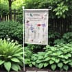 Personalized Grandma's Garden Flag Custom Floral Name Mother's Day Gift Nana's Decor
