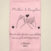 Mother Daughter Blanket Gift from Daughter, Mother's Day Gift, Mother Daughter Gift, Custom Gift, Personalized Gift from Daughter To Mother