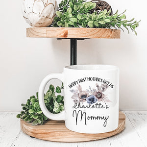 Personalized 1st Mother's Day Mug First Mothers Day Gift From Baby First Time Mommy First Mother s Day keepsake New Mom Gift Push Present