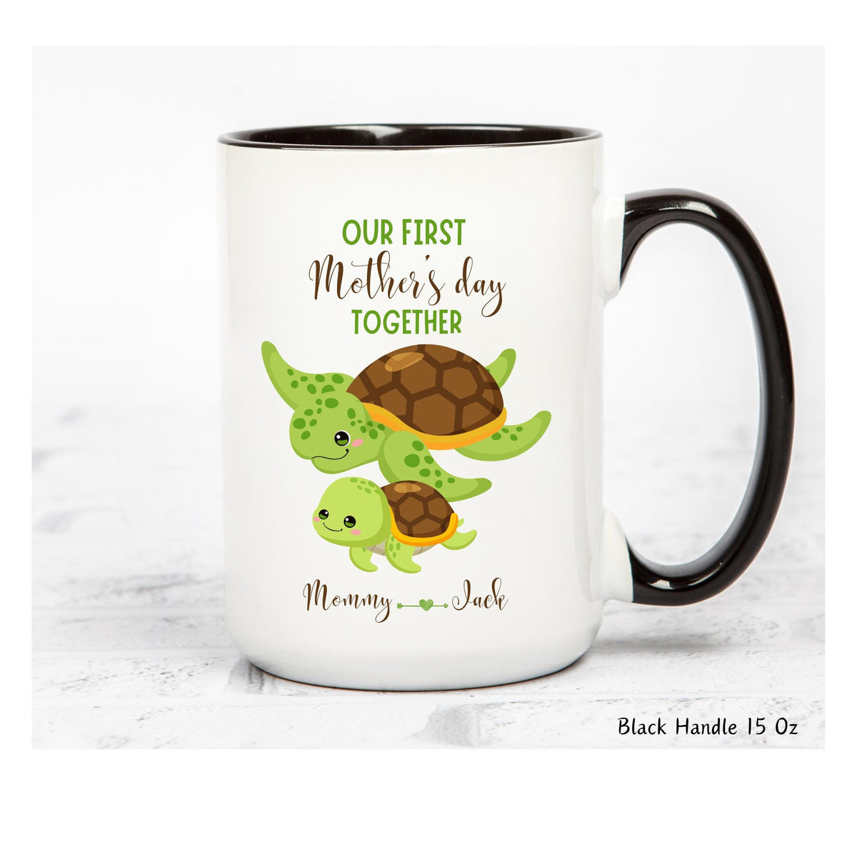 Our First Mother's Day Gift Mug, Personalized Name Mom Mug, First Time Mom Gifts, First Mother's Day Gifts From Baby, New Mom Gift Custom