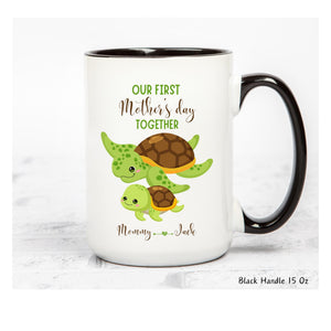 Our First Mother's Day Gift Mug, Personalized Name Mom Mug, First Time Mom Gifts, First Mother's Day Gifts From Baby, New Mom Gift Custom
