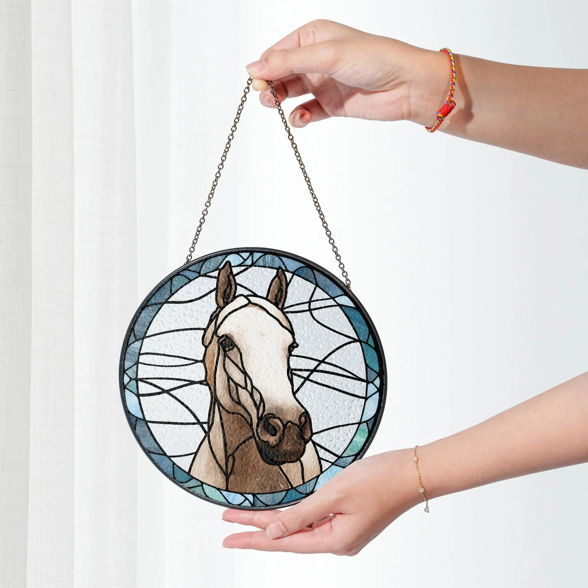Custom Cat Portrait from Photo Suncatcher, Pet Sun Catcher Memorial, Glass Pet Memorial, Personalized Pet Portrait Housewarming Gift