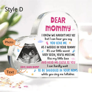 Our First Mother's Day Together Acrylic Keepsake Block Gift for New Mum, 1st Mothers Day Gift, Mother's Day, New Born Gift