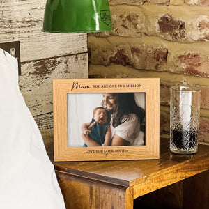 Personalised Birthday Gifts For Mum, Present For Mum From Daughter, Custom Mothers Day Gift Photo Frame