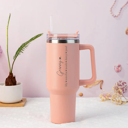 Personalized 40oz Tumbler Gifts for Grandma, Custom Kid's Names Engraved Cup, Mother's Day Gifts for Nana, Mimi From Grandchildren