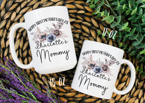 Personalized 1st Mother's Day Mug First Mothers Day Gift From Baby First Time Mommy First Mother s Day keepsake New Mom Gift Push Present