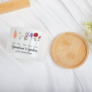 Personalised Birth Flower Mini Pot, Mothers Day Plant Pot, Grandma's Garden Pot for Mom Nanny, Family Flower Plant Pot, Perfect Gift for Her