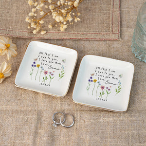 Unique Mothers Jewelry Dish,Custom Moms Gifts, Mama Gifts, Birthday Gifts, Mothers Gifts from Daughter, Mothers Day Gifts,Gifts for Mom