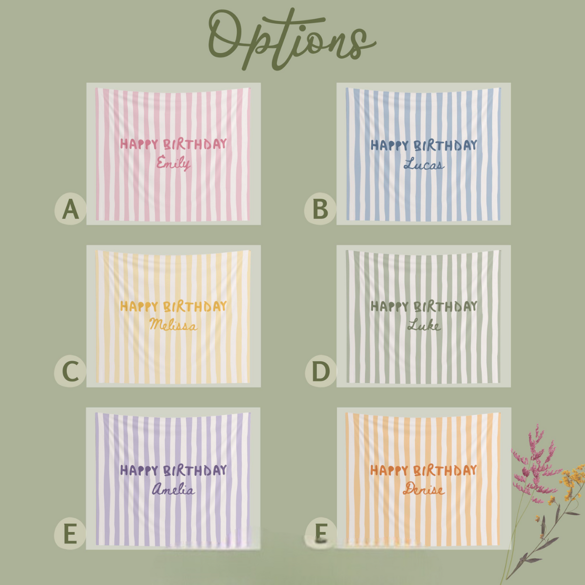 Happy Birthday Banner Personalized 1st Birthday Party Backdrop