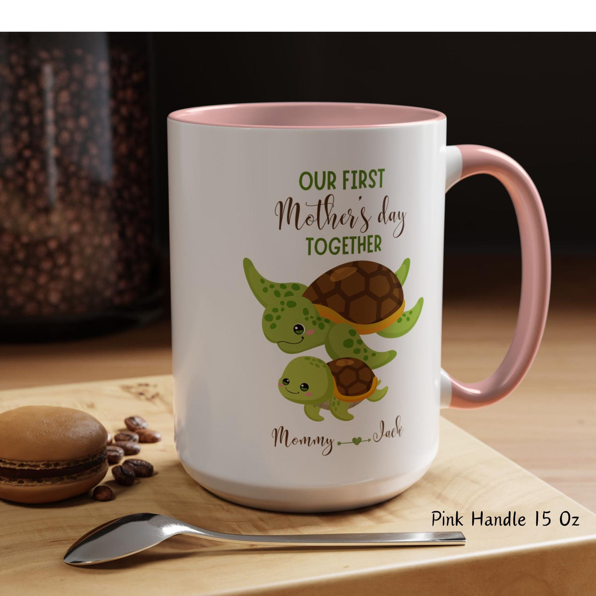 Our First Mother's Day Gift Mug, Personalized Name Mom Mug, First Time Mom Gifts, First Mother's Day Gifts From Baby, New Mom Gift Custom