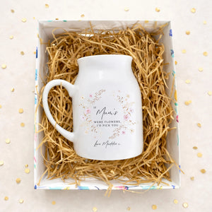 Mothers Day Gifts, Personalised Vase, Gift For Her, Gift For Mum, Ceramic Vase, Personalised Gifts, Custom Gifts, Mum Gifts