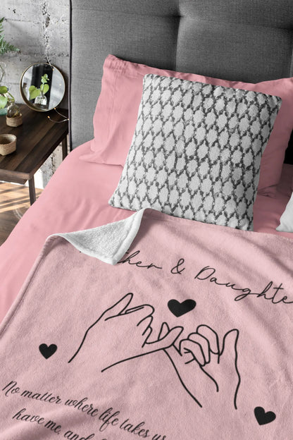 Mother Daughter Blanket Gift from Daughter, Mother's Day Gift, Mother Daughter Gift, Custom Gift, Personalized Gift from Daughter To Mother