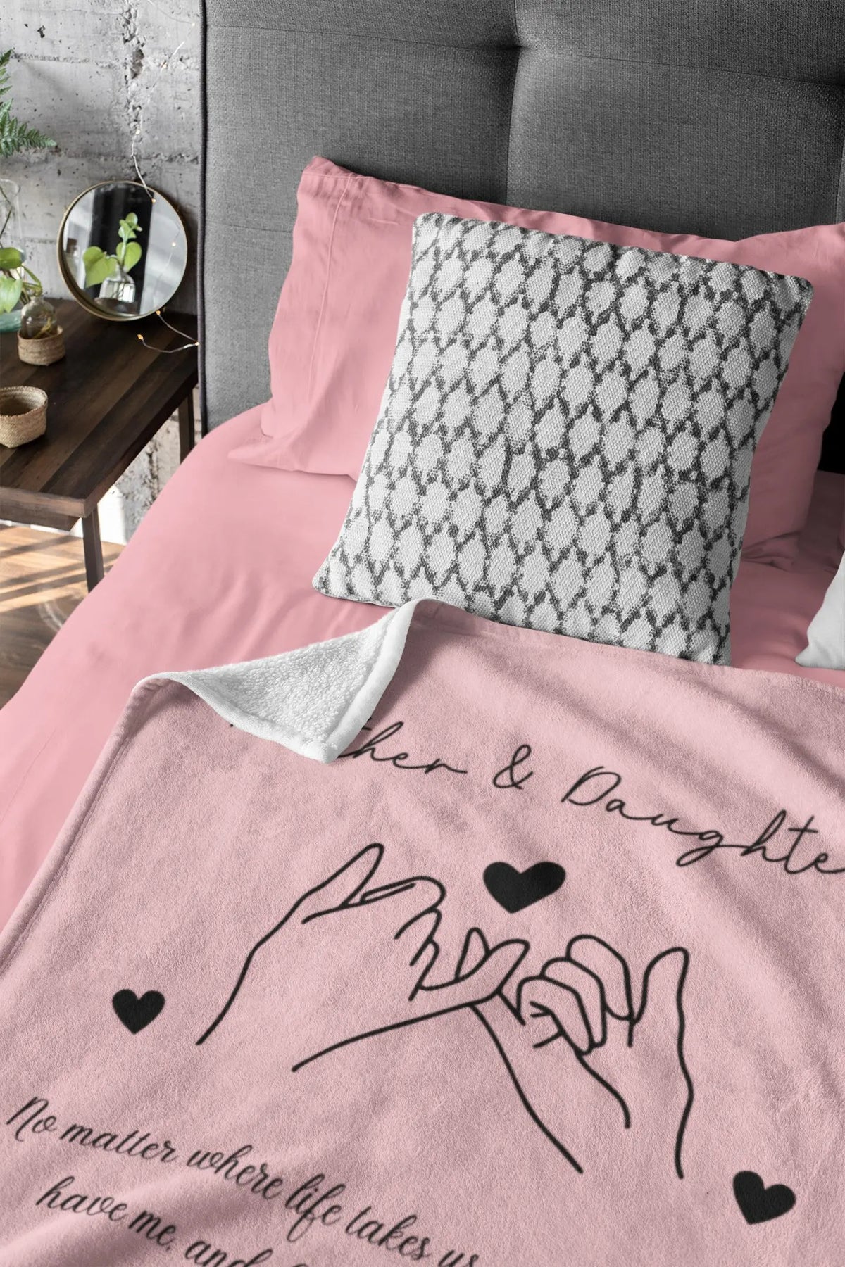 Mother Daughter Blanket Gift from Daughter, Mother's Day Gift, Mother Daughter Gift, Custom Gift, Personalized Gift from Daughter To Mother