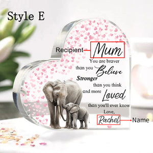 Our First Mother's Day Together Acrylic Keepsake Block Gift for New Mum, 1st Mothers Day Gift, Mother's Day, New Born Gift