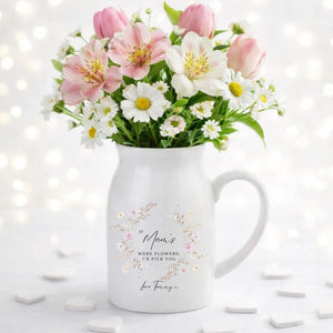 Mothers Day Gifts, Personalised Vase, Gift For Her, Gift For Mum, Ceramic Vase, Personalised Gifts, Custom Gifts, Mum Gifts