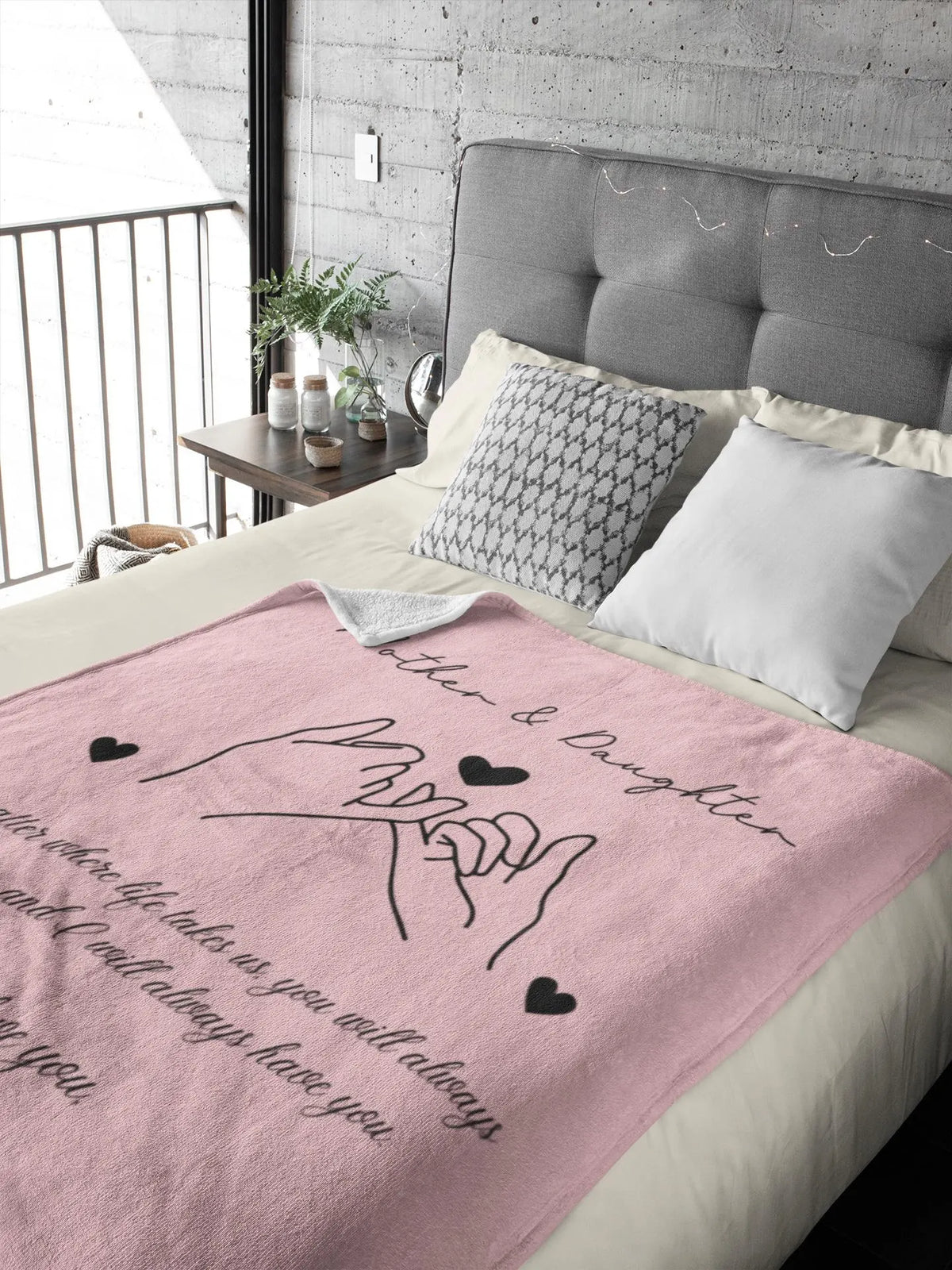 Mother Daughter Blanket Gift from Daughter, Mother's Day Gift, Mother Daughter Gift, Custom Gift, Personalized Gift from Daughter To Mother