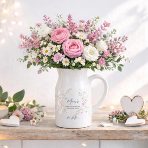 Mothers Day Gifts, Personalised Vase, Gift For Her, Gift For Mum, Ceramic Vase, Personalised Gifts, Custom Gifts, Mum Gifts