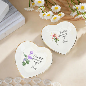 Custom Jewelry Dish For Mama, Unique Gift To Mother, Kids Name Trinket Dish, Gifts for Mum/Grandma/Nana, Mothers Day Gifts