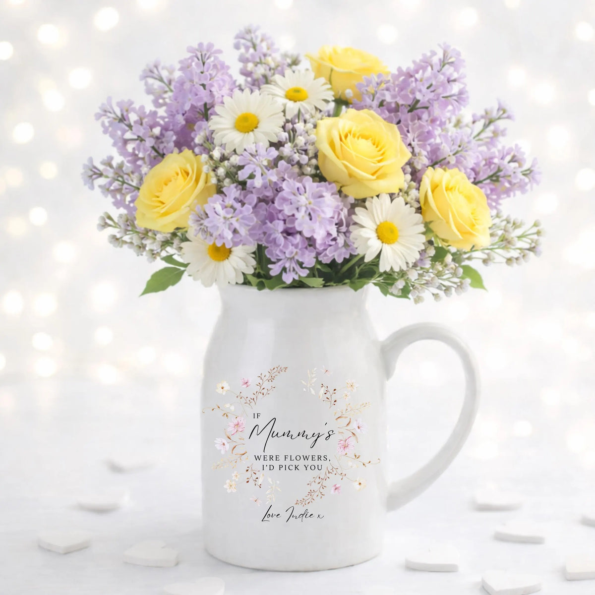 Mothers Day Gifts, Personalised Vase, Gift For Her, Gift For Mum, Ceramic Vase, Personalised Gifts, Custom Gifts, Mum Gifts