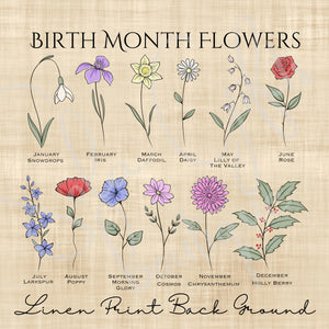 Personalized Grandma's Garden Flag Custom Floral Name Mother's Day Gift Nana's Decor