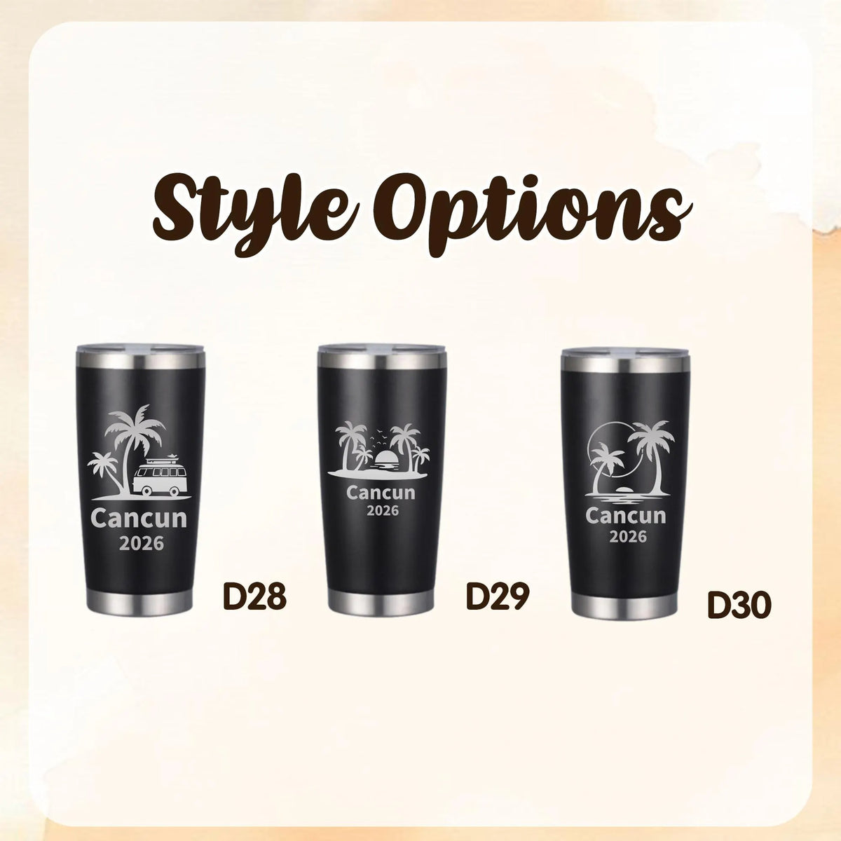 Personalized 20 oz Tumbler,Girls trip Mug,Stainless Steel Name Tumbler with straw,Custom Travel Mug,Laser Engraved Cups,Custom Beach Tumbler