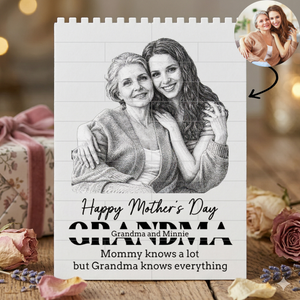 Custom Photo Happy Mother's Day Ever Building Block Mask.png