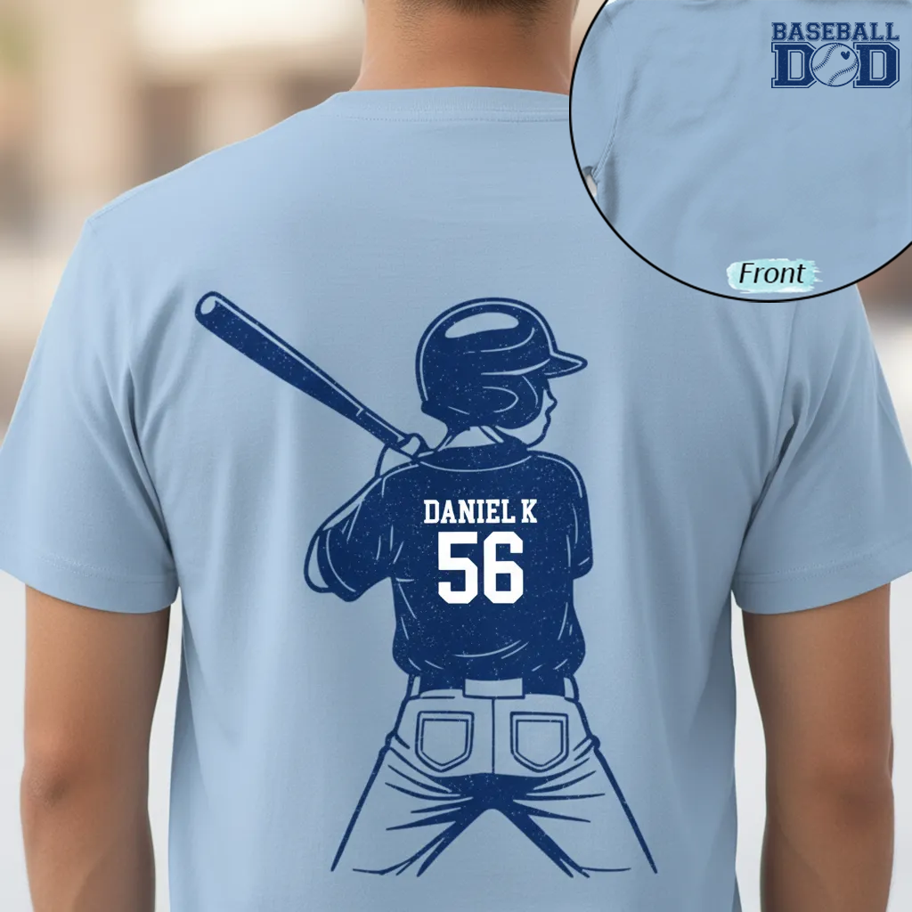 Personalized Baseball Mom Shirt Custom Kids Name & Number Tee Maskcopy.png