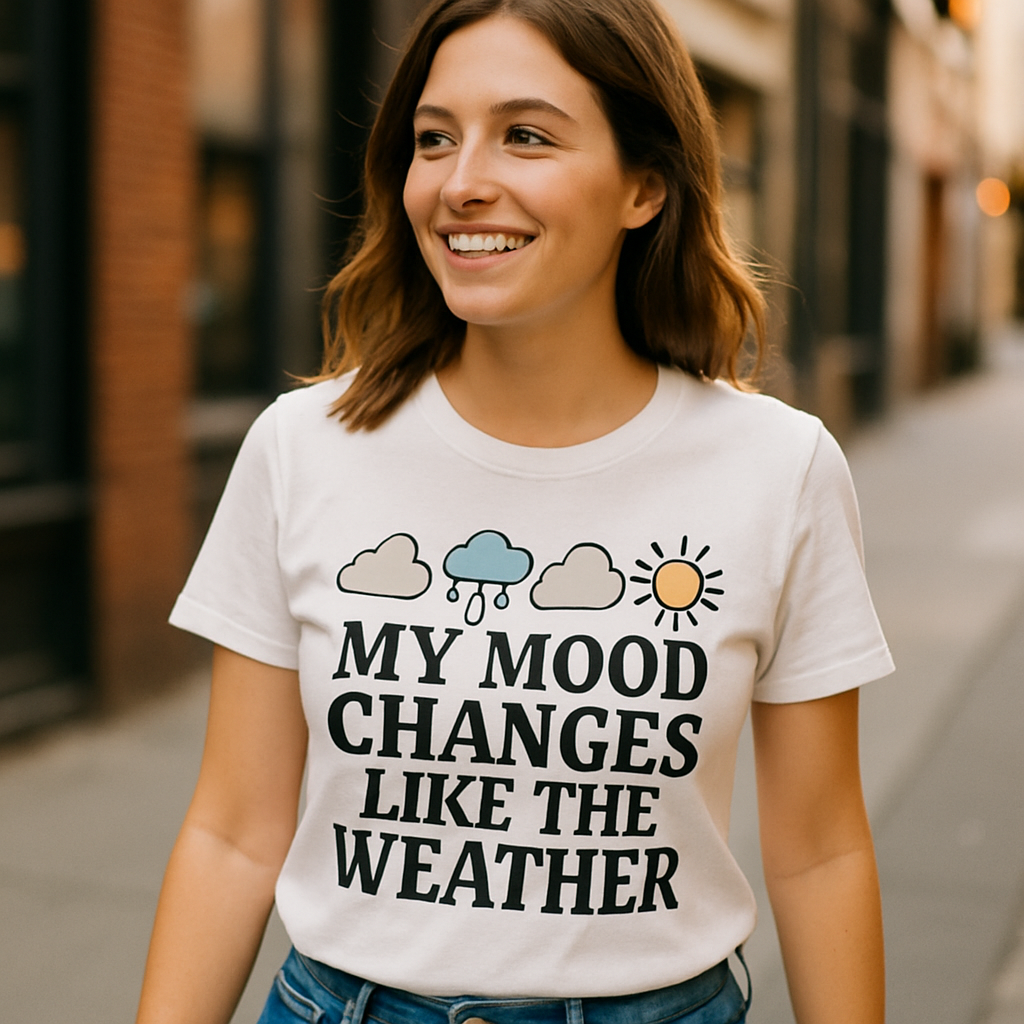 My Mood Changes Like the Weather T-Shirt – Mental Health Awareness Graphic Tee, Self Care, Mindfulness Positive Quote Shirt Mental%20Health%20Fitness%20prompt%2022%20lifestyle%20mockup.png