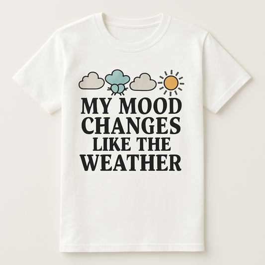 My Mood Changes Like the Weather T-Shirt – Mental Health Awareness Graphic Tee, Self Care, Mindfulness Positive Quote Shirt Mental%20Health%20Fitness%20prompt%2022%20studio%20mockup.png